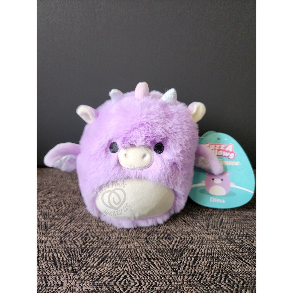 Squishmallows Dina the Dragon Fuzzamallows 5 Inch